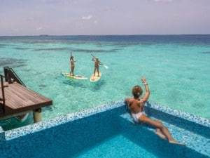 Floating Yoga bei Coco Bodu Hithi (c) Coco Collection